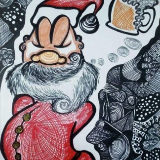 Cartão Santa Claus Beer