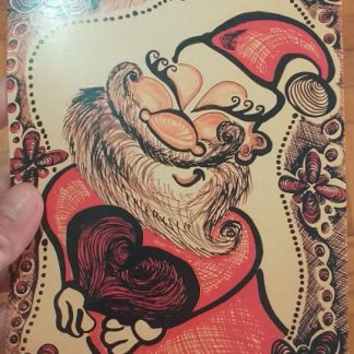 Cartão Santa Claus Heart
